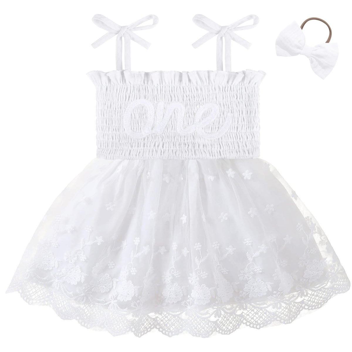 HONGTEYA Baby Girl 1st Birthday Outfit First Romper Tulle Dress Gifts