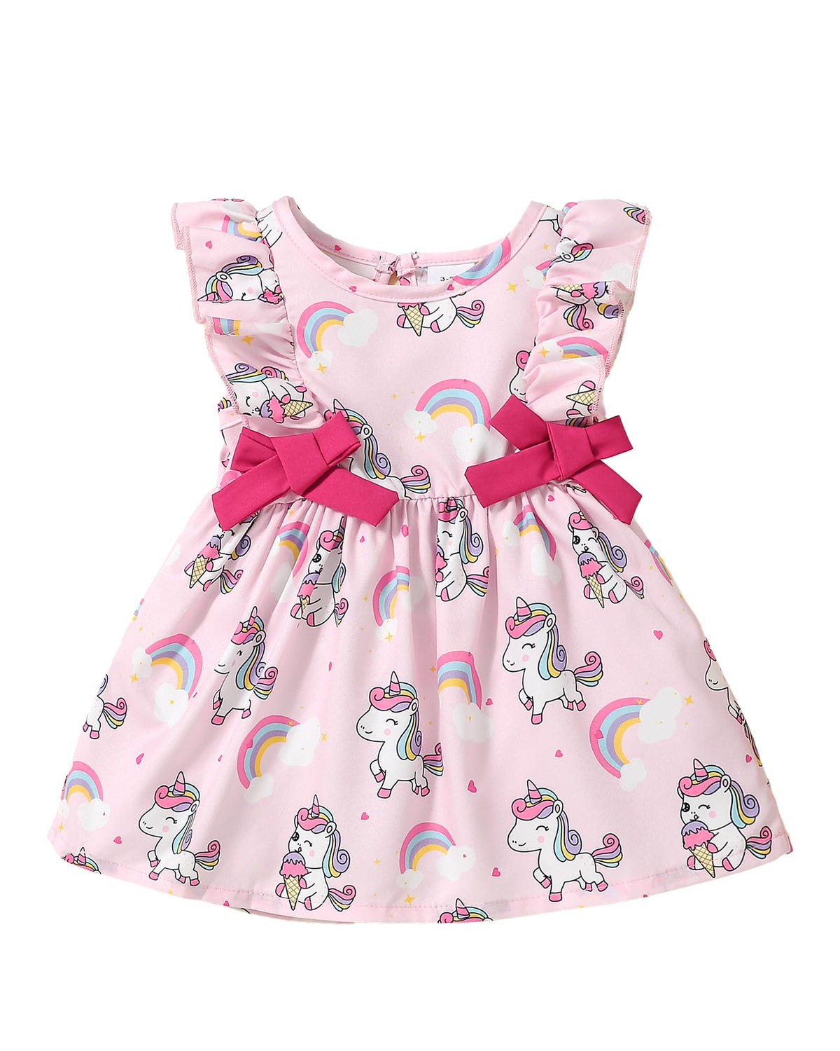 Mioglrie Baby Girl Dress Summer Clothes Infant Outfits Ruffle Sundress