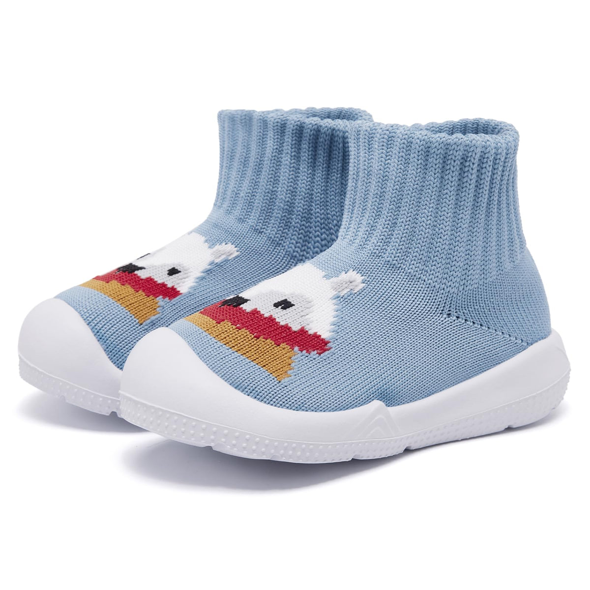 MORENDL Baby Shoes Toddler Walking Sock Shoes Infant Boy Girl Slip On Sneakers First Walker Slippers