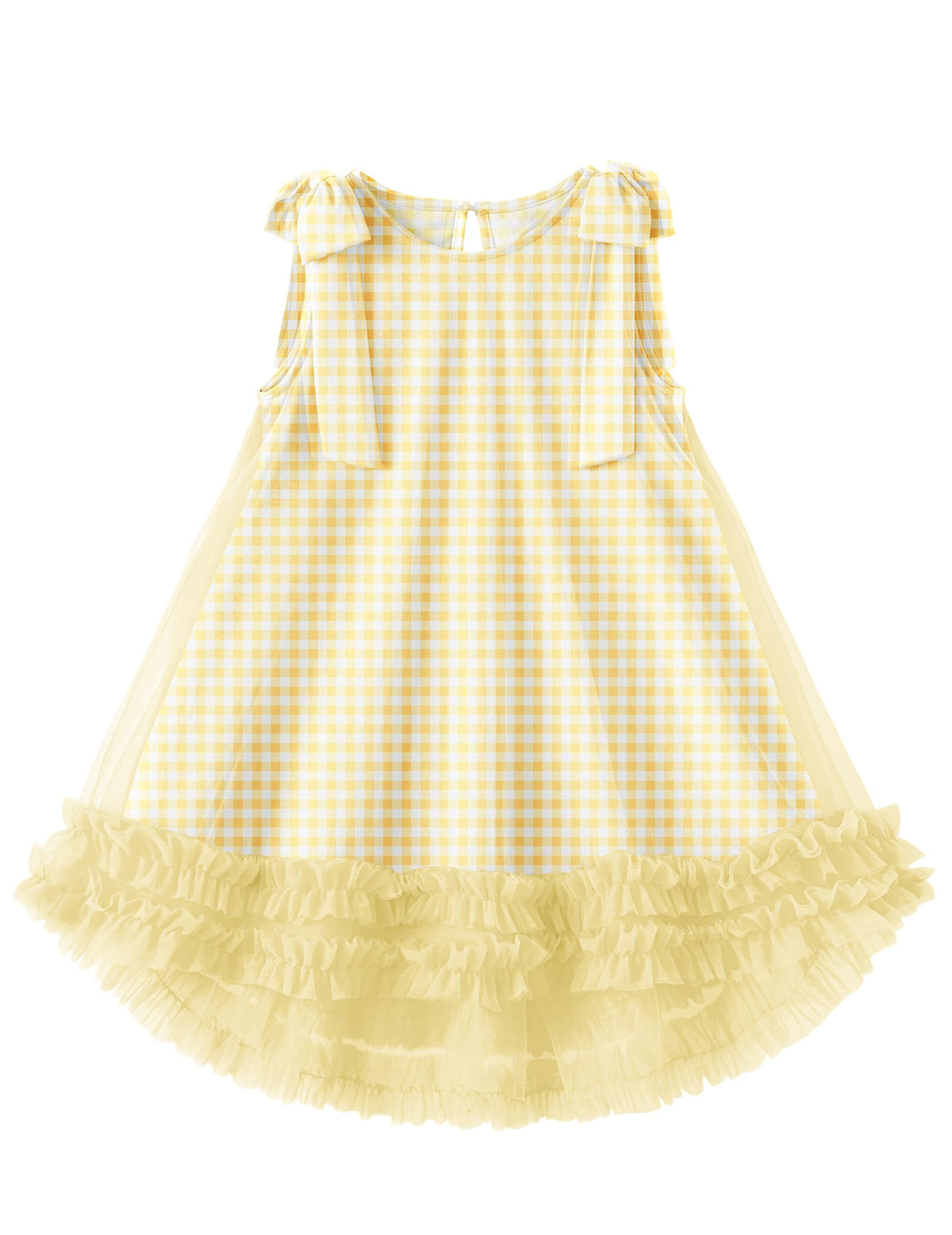 Arshiner Toddler Girl Tulle Dress Baby Girl Tutu Birthday Party Princess Dresses Tiered High Low Summer Sundress for 2-8Y