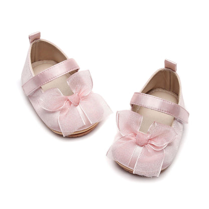 HONGTEYA Baby Girls Shoes Infant Mary Jane Flats Non Slip Newborn Moccasins