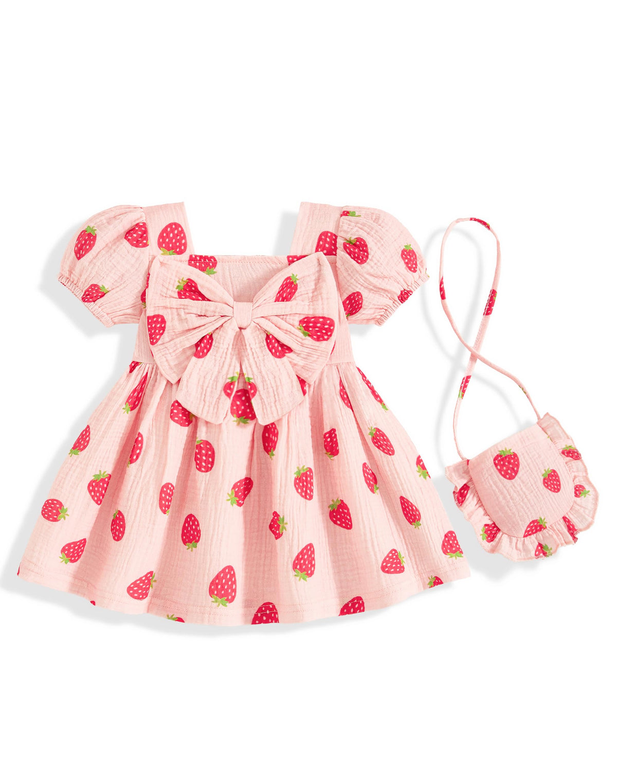 Vibebox Baby Girl Dress Summer Toddler Girls Party Outfit Bow Dresses 6M-3T