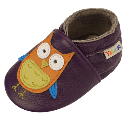YALION Baby Boys Girls Moccasins Slippers, Soft Sole Baby Leather Shoes, Anti-Slip Baby Walking Crib Shoes for Infant Toddler Prewalker