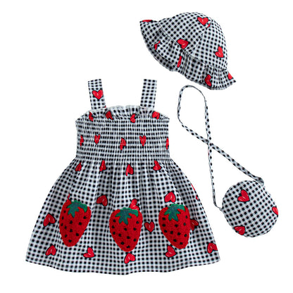 Renotemy Baby Girl Dresses Cute Summer Baby Girl Clothes Gifts 3Months-3T