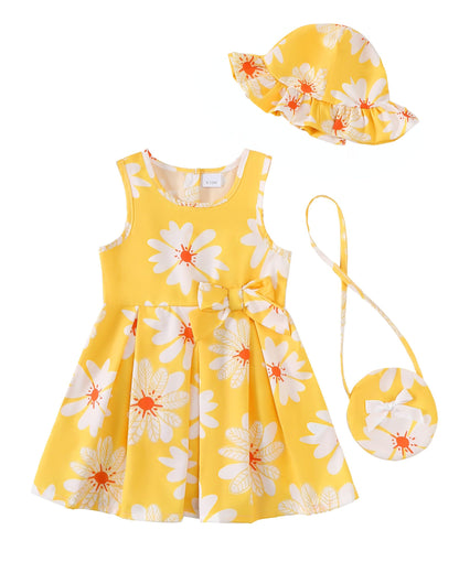 SODLON Baby Girl Dress Infant Girls Summer Dresses Toddler Clothes 3M-4T