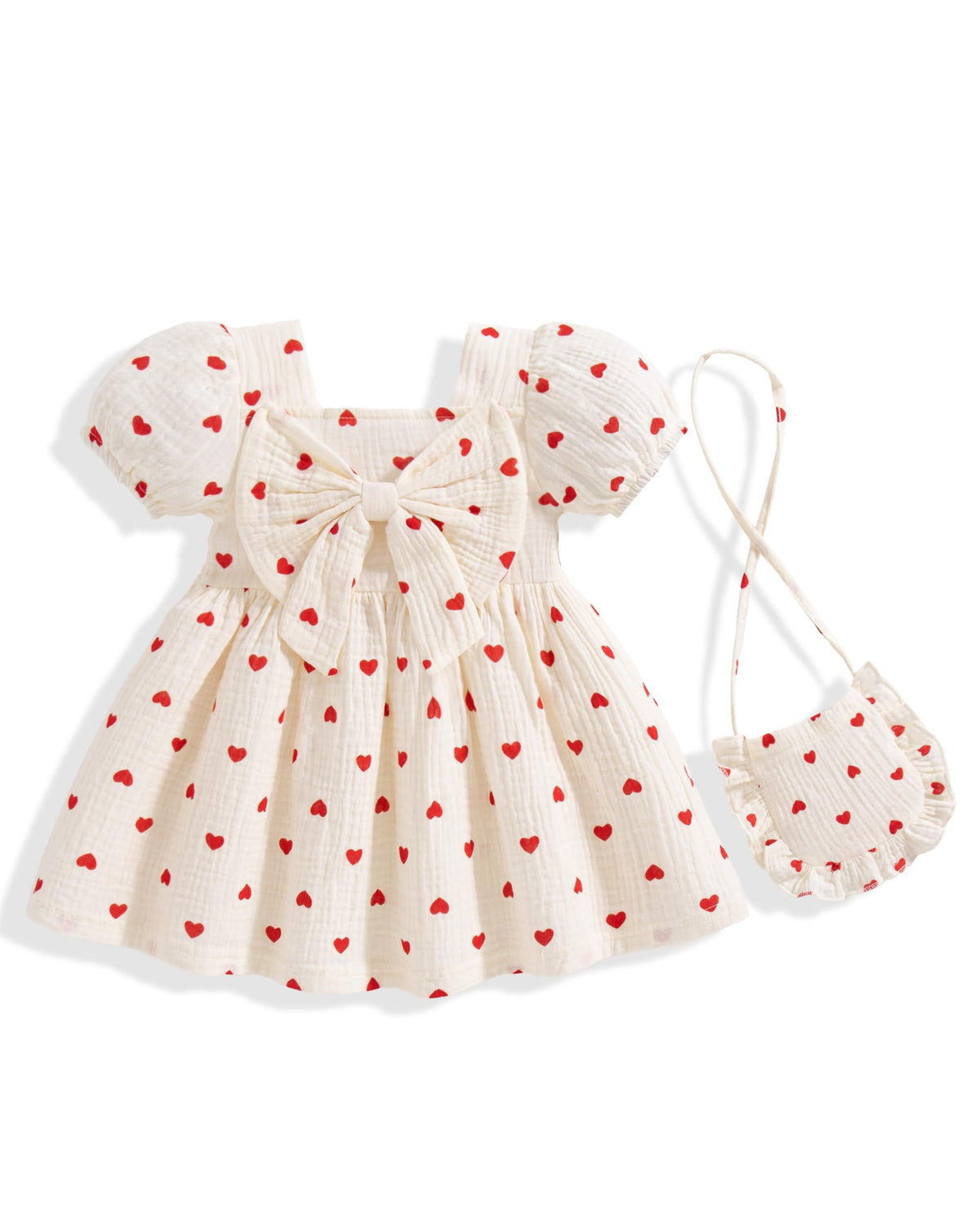 Vibebox Baby Girl Dress Summer Toddler Girls Party Outfit Bow Dresses 6M-3T