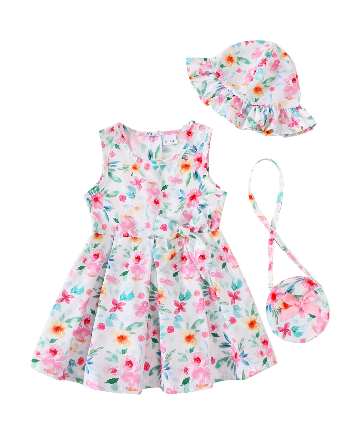 SODLON Baby Girl Dress Infant Girls Summer Dresses Toddler Clothes 3M-4T