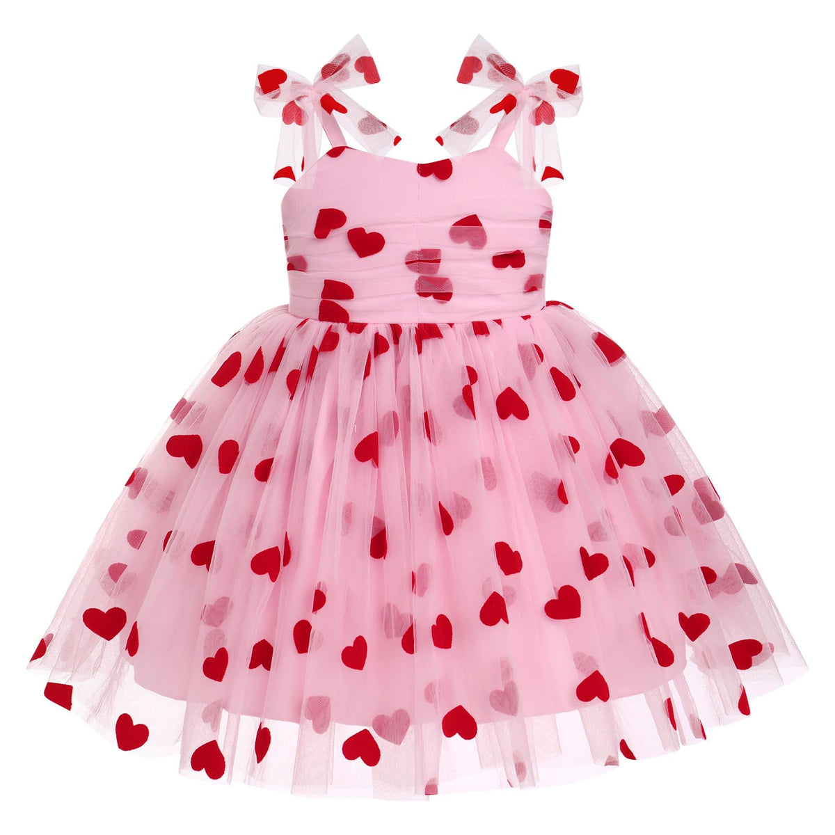 IBTOM CASTLE Toddler Baby Girl Birthday Dress Floral Sequin Tulle Tutu Dresses for Pageant Party Cake Smash Photoshoot