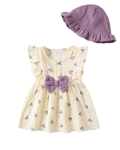 sweetabby Toddler Girl Dress Baby Clothes for Girl Summer Outfits Set 3M-4T