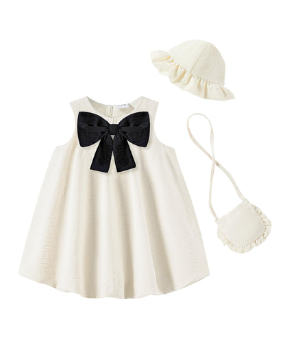 SODLON Baby Girl Dress Toddler Infant Vintage Dresses Summer Clothes 3M-3T