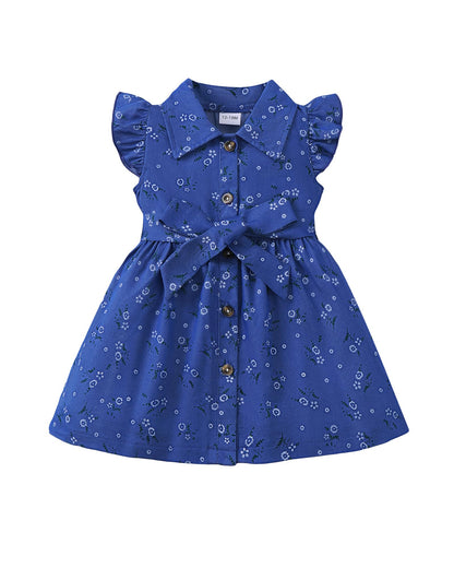 sweetabby Toddler Girl Clothes Denim Dresses Baby Summer Sundress Outfit
