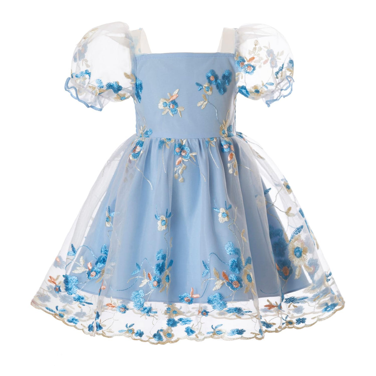 NNJXD Baby Girl Butterfly Dress Toddler Summer Tutu Princess Tulle Dresses