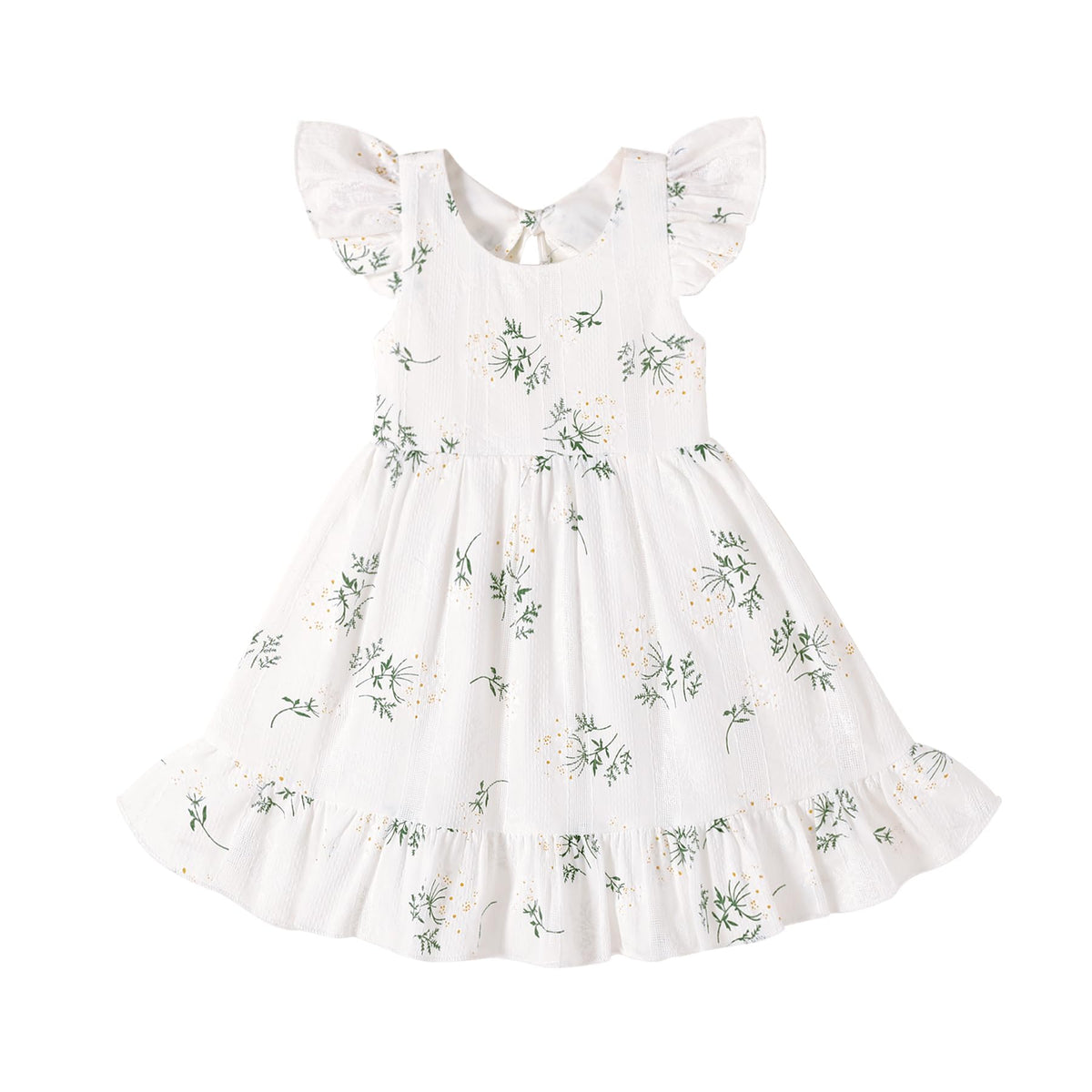HAPPYMA Toddler Baby Girl Summer Dress Outfits Backless Bow Sundress