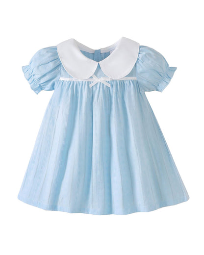 Kucnuzki Baby Girl Clothes Cute Spring Summer Sun Dresses Toddler Casual Puff Sleeve Floral Dress Girls Summer Outfits