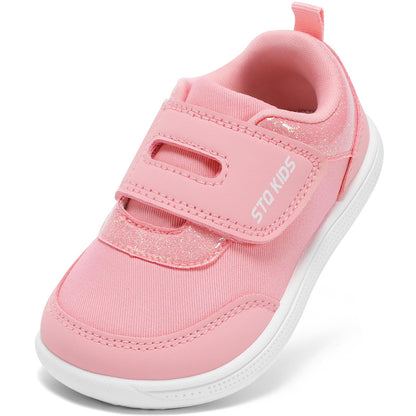 Toddler Wide Toe Box Barefoot Shoes Boys Girls, Baby First Walking Sneakers