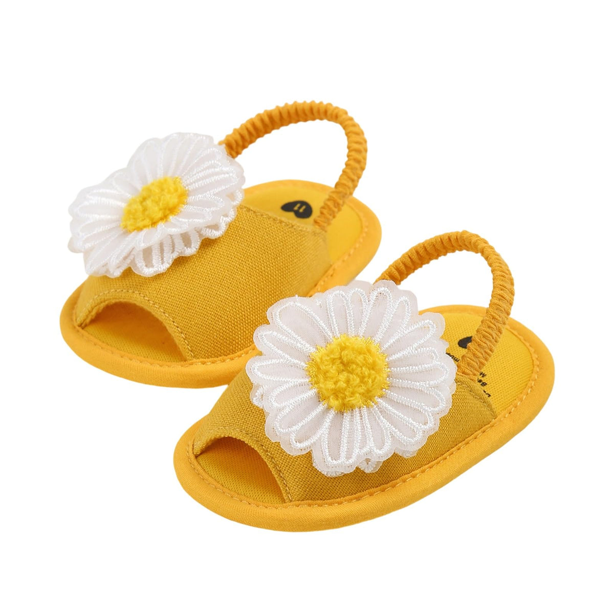 Baby Girl Sandals Flower Bowknot Soft Sole Anti Slip Rubber Wedding Dress Flats Toddler First Walking Shoes