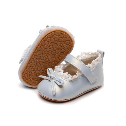 HONGTEYA Baby Girls Shoes Infant Mary Jane Flats Non Slip Newborn Moccasins