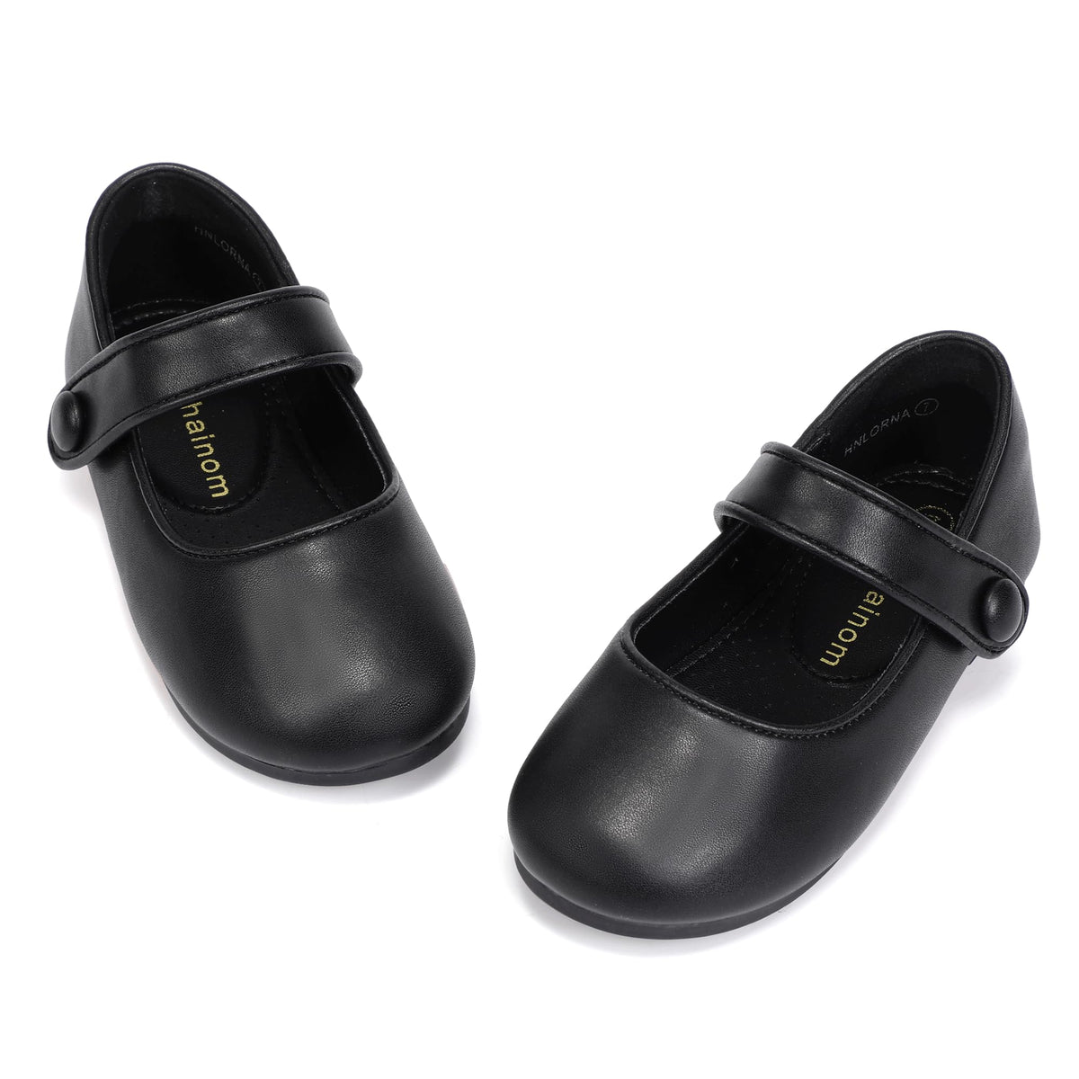 Hehainom Toddler Girls Dress Shoes Mary Jane Ballet Flats for Flower Girls