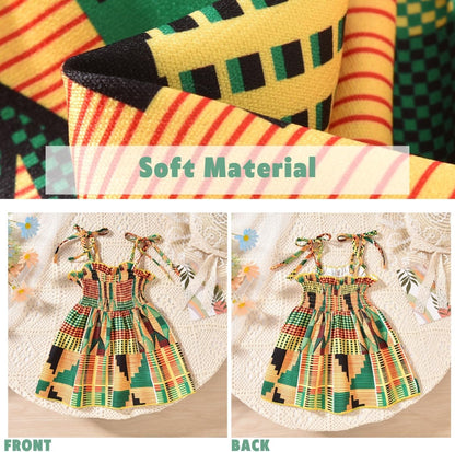 Aalizzwell Infant Baby Girls Spaghetti Strap Smocking Dress