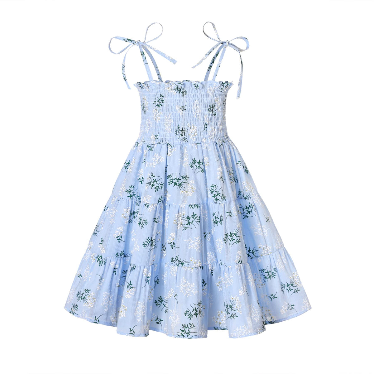 YOUNGER TREE Toddler Baby Girls Rainbow Dress Princess Sleeveless Halter Beach Tutu Sundress