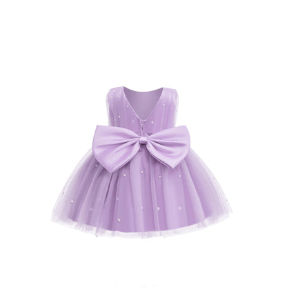 Toddler Baby Girls Princess Birthday Dress Flower Girl Pageant Party Tutu Wedding Formal Dresses Tulle Gown