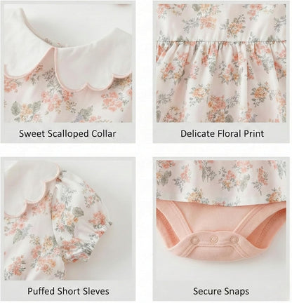 Infant Baby Girl Bodysuit Dress Summer Outfits Clothes