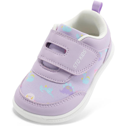 Toddler Wide Toe Box Barefoot Shoes Boys Girls, Baby First Walking Sneakers
