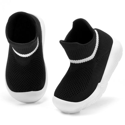 MORENDL Baby Shoes Toddler Walking Sock Shoes Infant Boy Girl Slip On Sneakers First Walker Slippers