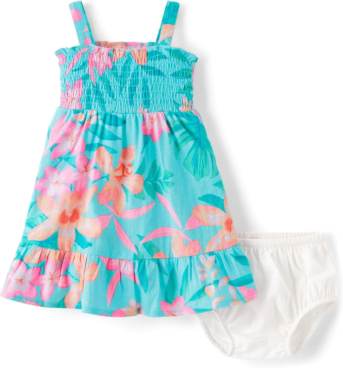 Gymboree Baby-Girls and Newborn Dress with Diaper Cover, 2 Piece Outfit