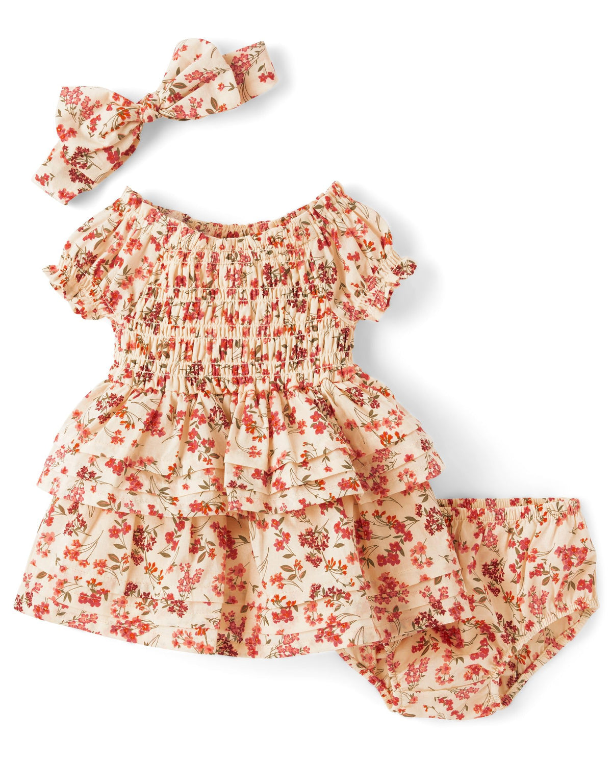 Gymboree Baby-Girls and Newborn Dress with Diaper Cover, 2 Piece Outfit