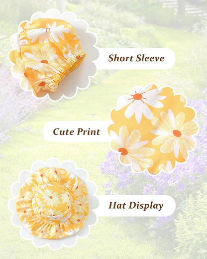 sweetabby Toddler Girl Dress Baby Clothes for Girl Summer Outfits Set 3M-4T