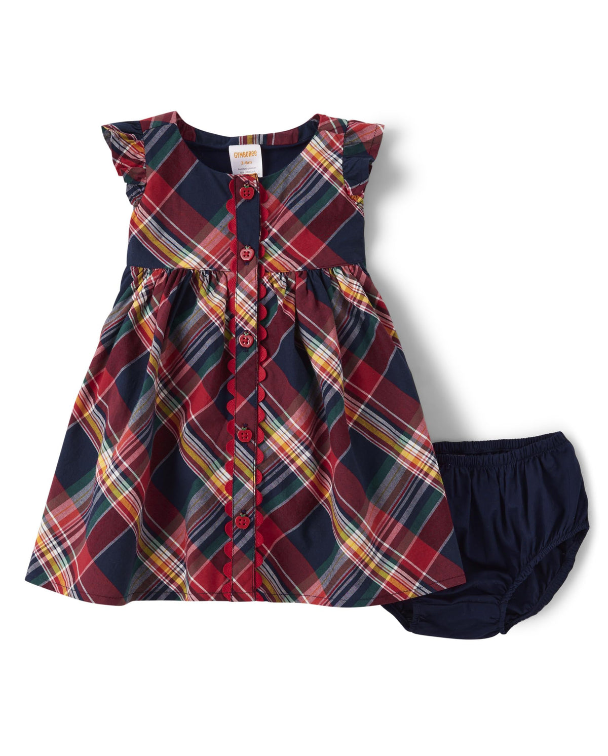 Gymboree Baby-Girls and Newborn Dress with Diaper Cover, 2 Piece Outfit