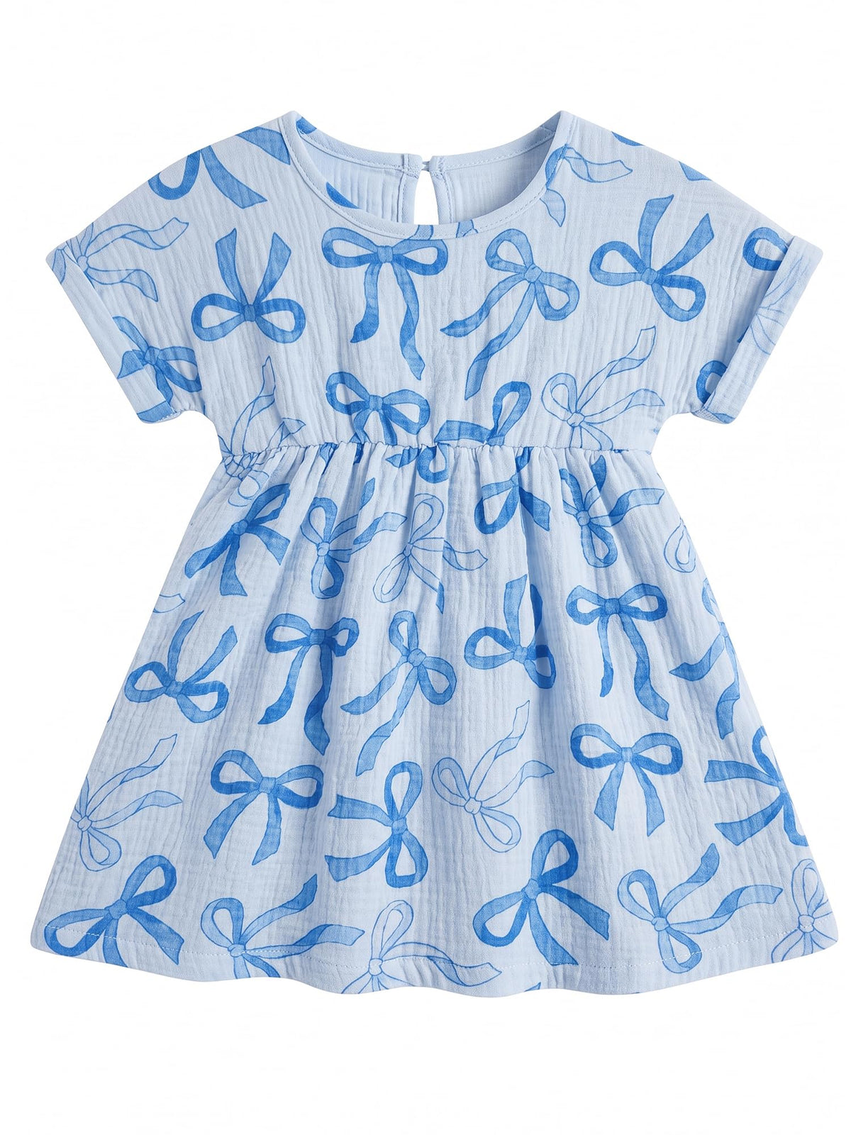 Toddler Girl Dress 100% Muslin Summer Clothes Outfit for Baby Girls 2t/3t