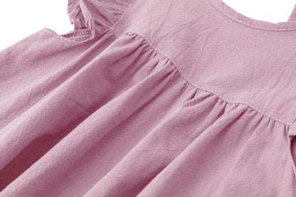 Girls Summer Dress Toddler Ruffle Sleeve Dresses