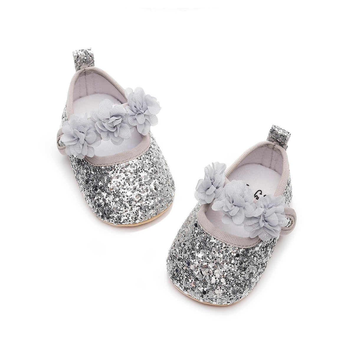HONGTEYA Baby Girls Shoes Infant Mary Jane Flats Non Slip Newborn Moccasins