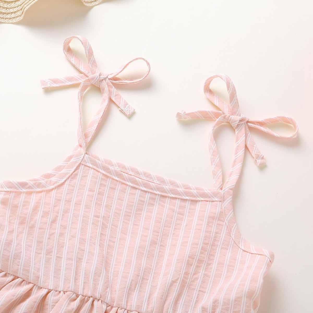 Happy Town Infant Baby Girl Dress Sleeveless Tiered Floral Strap Dresses Toddler Summer Sundress Clothes