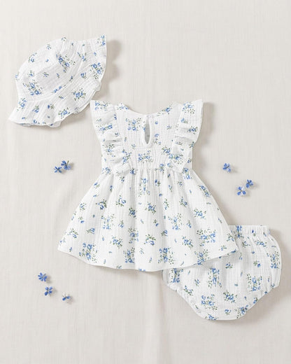 Vibebox Baby Girl Dresses Toddler Summer Princess Dress Clothes 0-18 Months