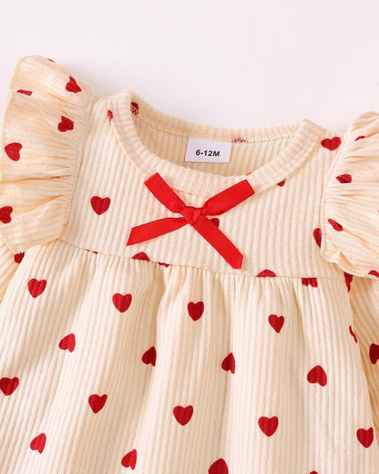 Renotemy Infant Baby Girl Clothes Toddler Ruffle Dresses Outfit Sets 3M-3T