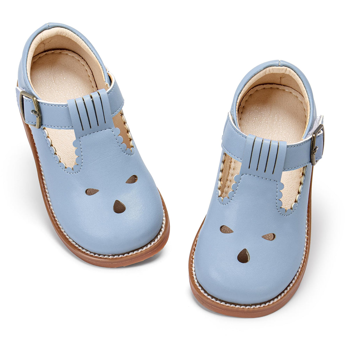 Otter MOMO Toddler Little Girls Oxford Mary Jane School Uniform Dress Shoes