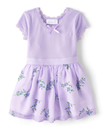 The Children's Place,and Toddler Girls Short Sleeve Fashion Dress