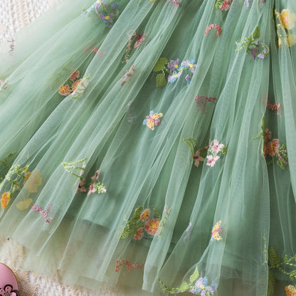TTYAOVO Toddler Baby Girl Fairy Tulle Princess Dress