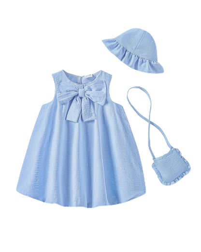 SODLON Baby Girl Dress Toddler Infant Vintage Dresses Summer Clothes 3M-3T