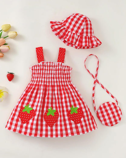 Renotemy Baby Girl Dresses Cute Summer Baby Girl Clothes Gifts 3Months-3T