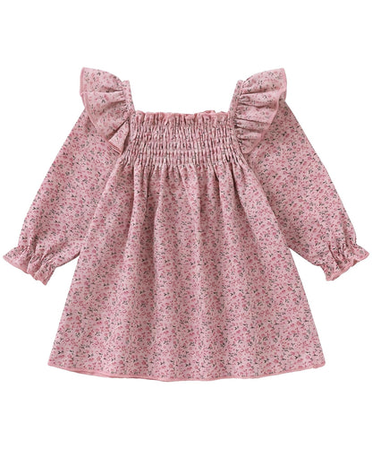 Mioglrie Baby Girl Dress Infant Fall Winter Outfit Long Sleeve Boho Dresses