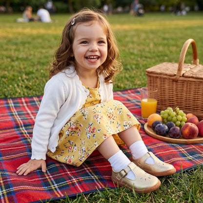 Toddler Wide Toe Box Mary Jane Dress Shoes Ballet Flats