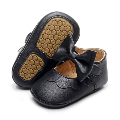 HONGTEYA Baby Girls Shoes Infant Mary Jane Flats Non Slip Newborn Moccasins
