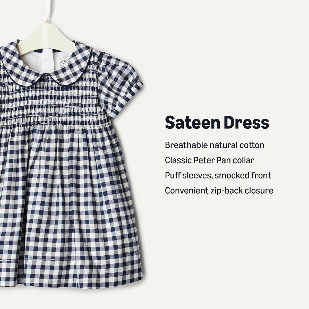 Amazon Essentials x Sofia Grainge Mommy & Me Cotton Sateen Dresses