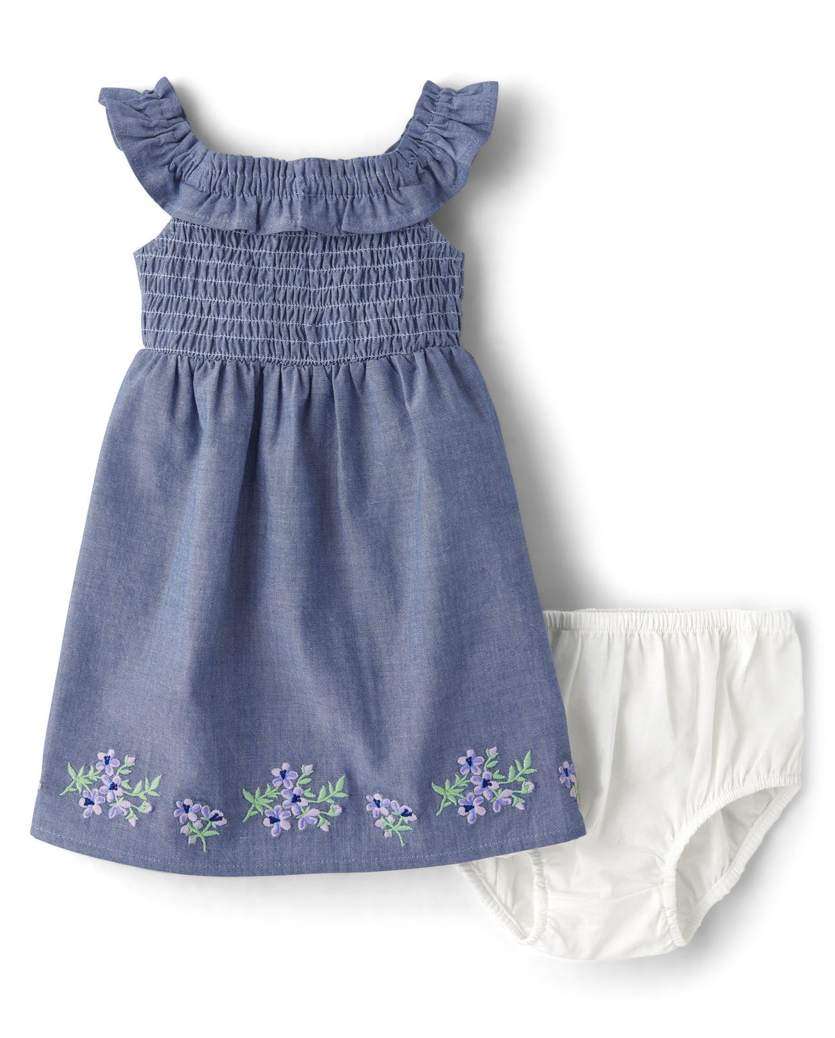 Gymboree Baby-Girls and Newborn Dress with Diaper Cover, 2 Piece Outfit