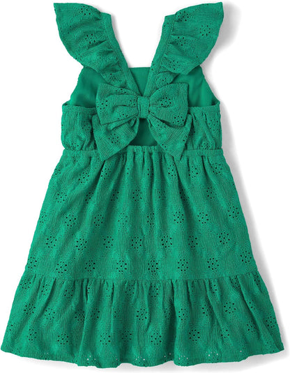 The Children's Place,Baby-Girls,and Toddler Sleeveless Maxi Dress,Island Green,12 Months,18 Months
