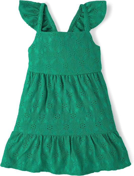 The Children's Place,Baby-Girls,and Toddler Sleeveless Maxi Dress,Island Green,12 Months,18 Months